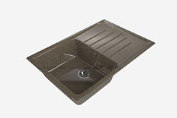 MAXSTONE Мойка глянцевая MS-7 (терракот металлик) 750*495*215